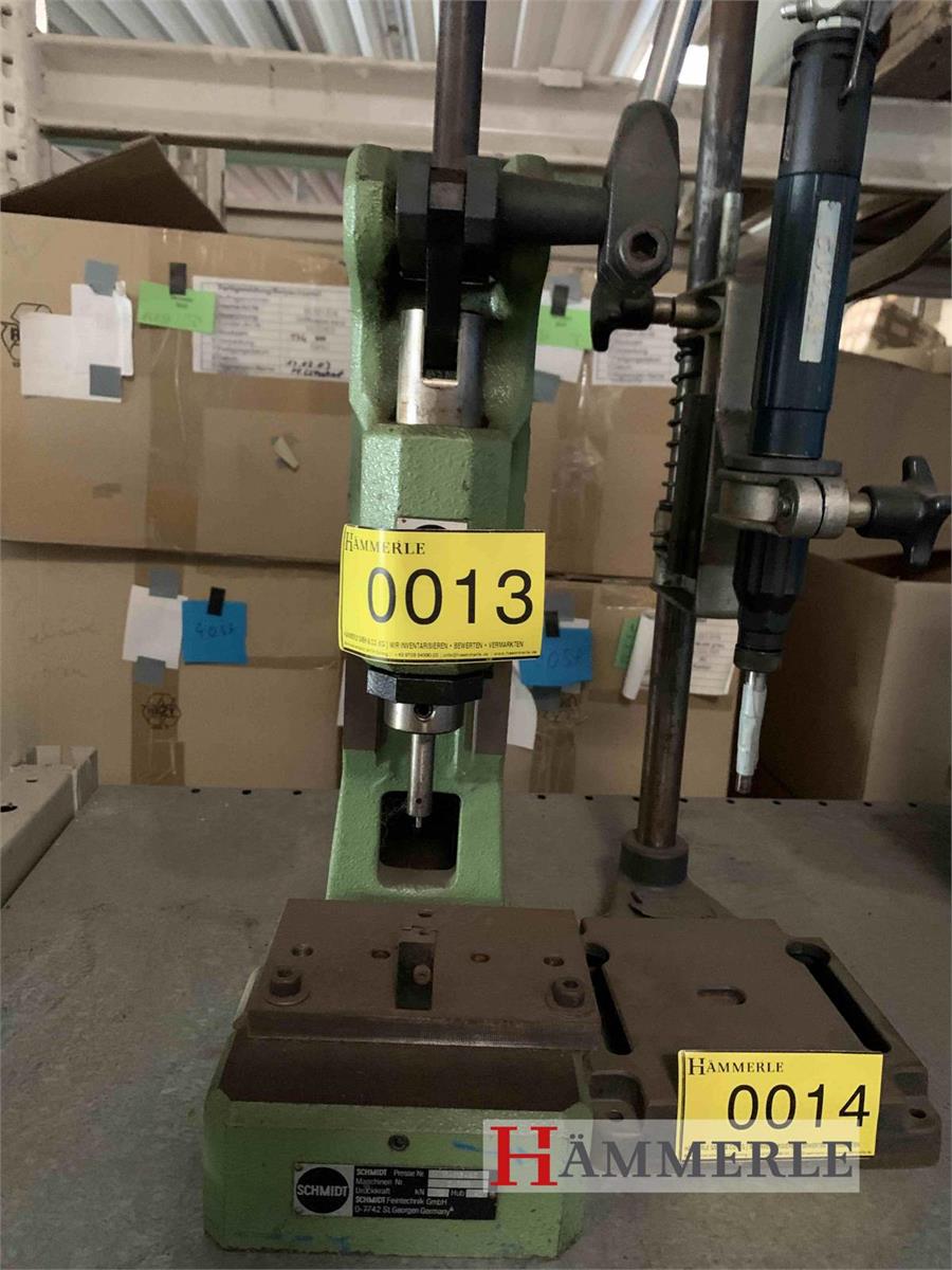 Kniehebelpresse 11-112-93 SCHMIDT Feintechnik